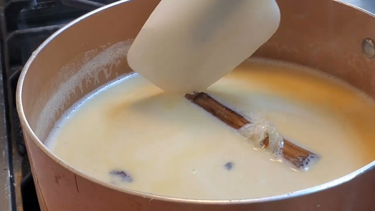 como hacer crema pastelera con  mantequilla sin huevo