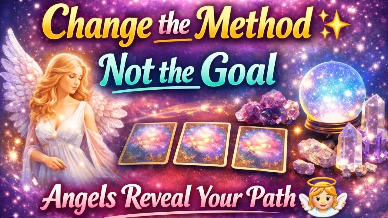 Change the Method, Not the Goal ✨ Angel Message for You | Pick-A-Card Reading