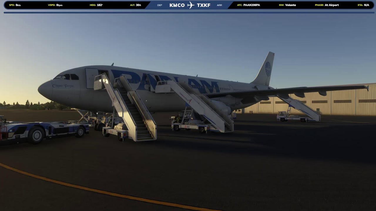 Orlando(KMCO) - L.F.Wade(TXKF)|BaTc|Fullflight A300 inibuilds