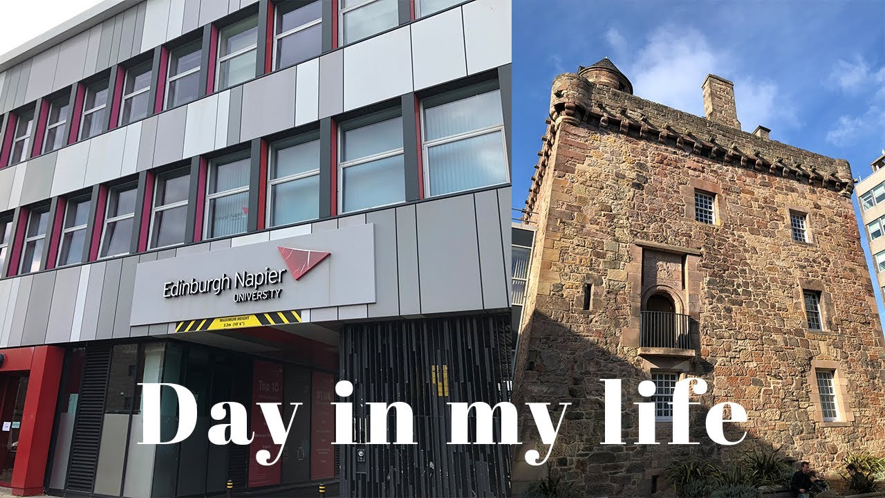 Day in my life at Edinburgh Napier University 📚 | Sterre Luna