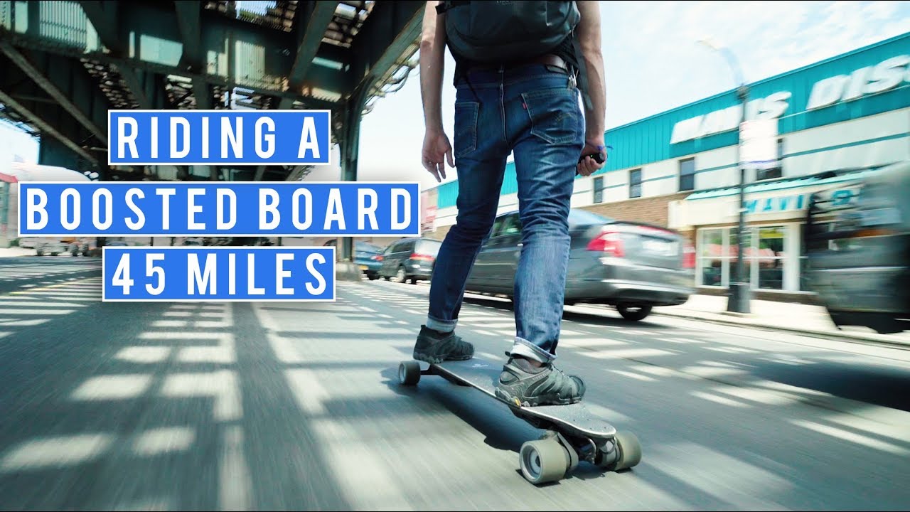 Attempting a 45 Mile Ride on the Boosted Stealth | BestProducts.com #boostedstealth #esk8
