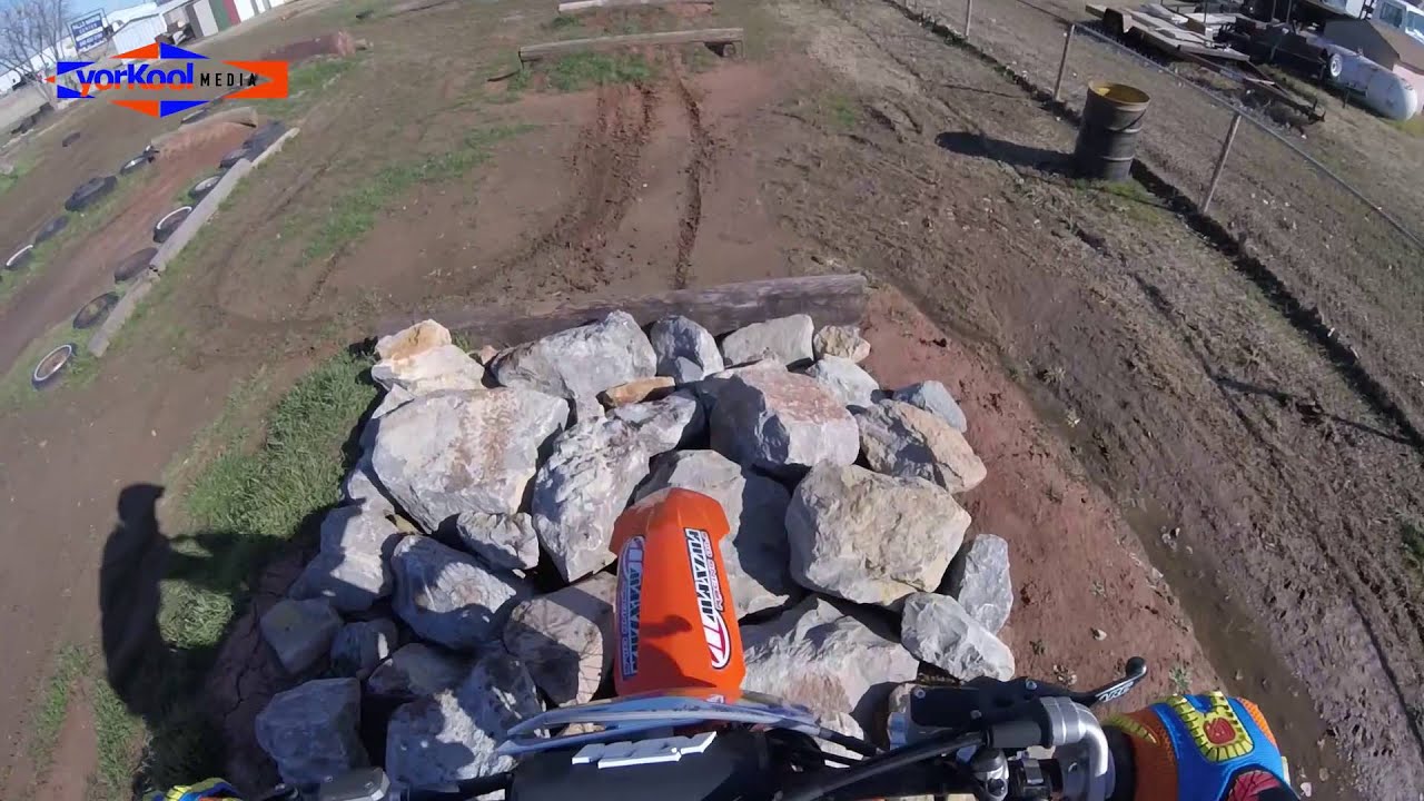 2016 KTM 250 SX-F Riding Clips: Testing out the new endurocross bike!