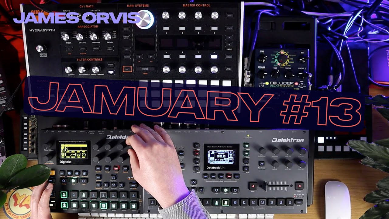 Jamuary22 Day 13 - Atmospheric Techno Breaks | Octatrack, Digitakt, Hydrasynth, OTO Boum #jamuary22