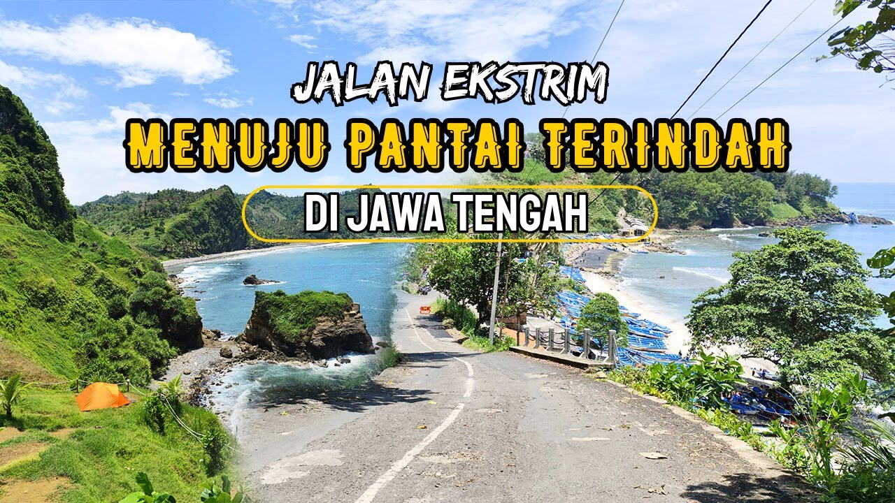 JALAN EKSTRIM MENUJU PANTAI TERINDAH DI JAWA TENGAH | Pantai Menganti Kebumen