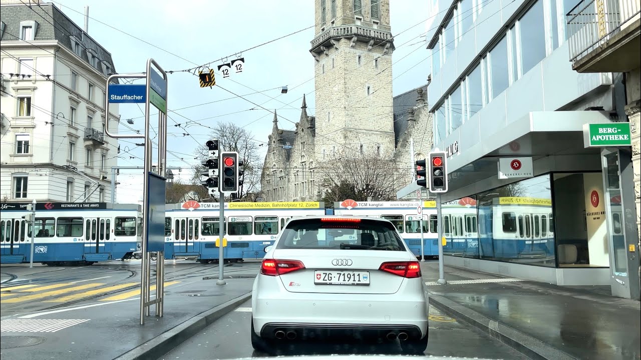 Drive In Switzerland 🇨🇭Adliswil To Volketswil 🇨🇭Zurich City Switzerland 😍
