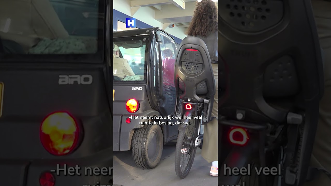 Een te volle pont door mini-auto's?