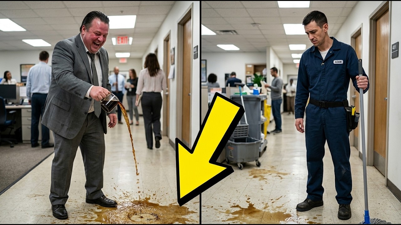 Szef przebrał się za sprzątacza, by sprawdzić pracowników. Szokujący finał!