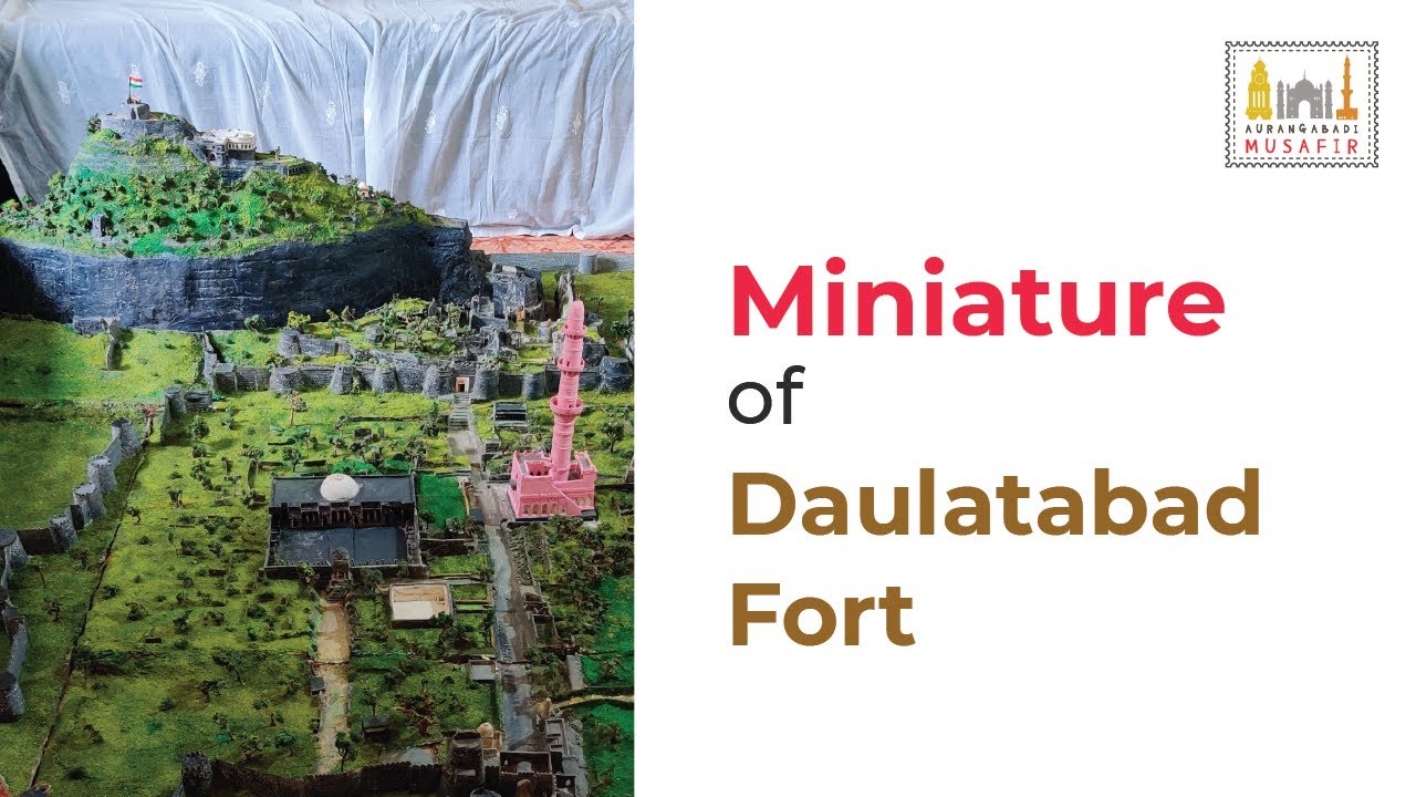 Miniature of Daulatabad Fort | Aurangabadi Musafir