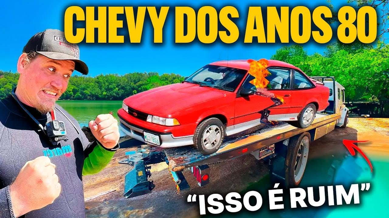 Chevy Cavalier dos anos 80 é encontrado após 30 anos submerso! Resgate incrível