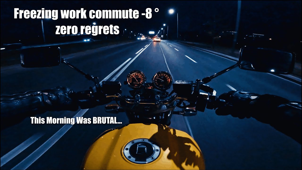Would YOU Ride 16 km to Work at -8°C? 5 a.m. commute