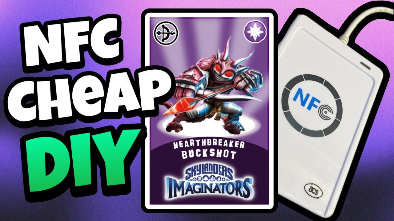 КАК СДЕЛАТЬ КАРТЫ SKYLANDERS NFC!