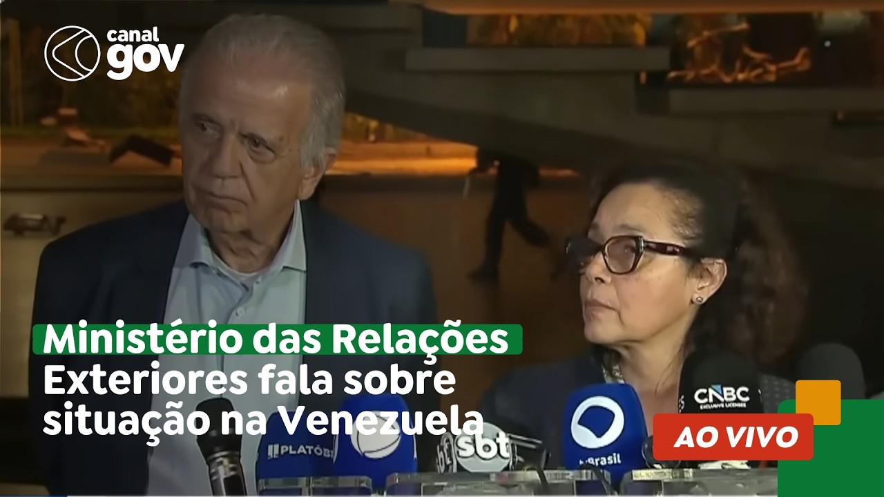 🔴 Ministério das Relações Exteriores fala sobre situação na Venezuela