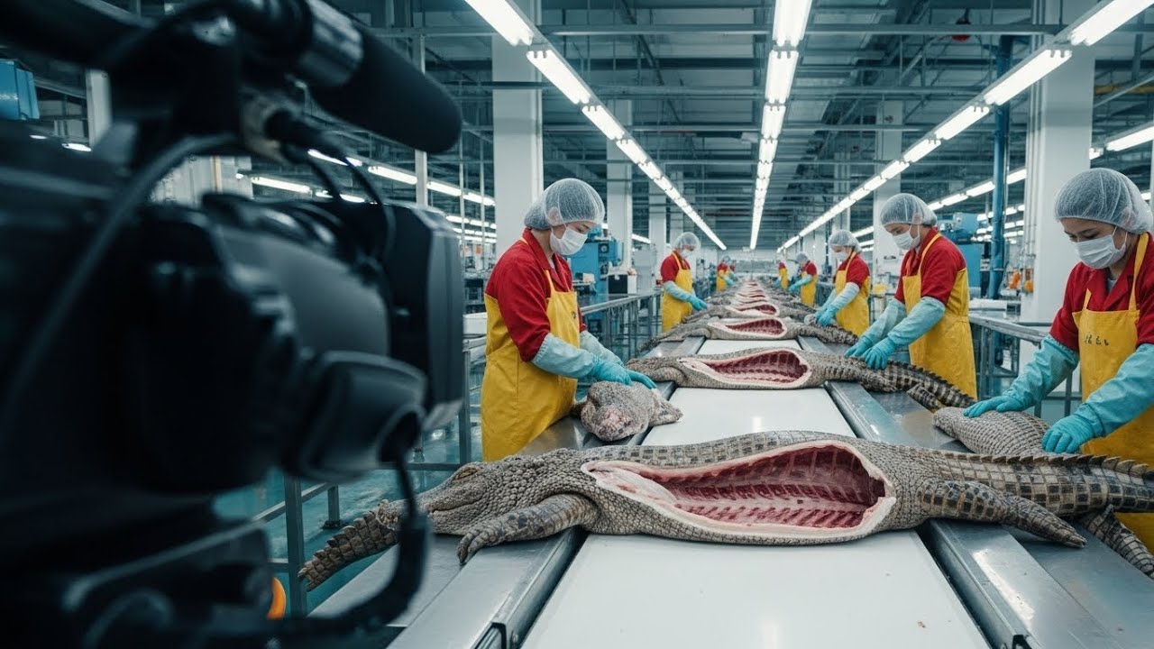 Inside the Crocodile Leather Tannery &ndash; How Exotic Skins Become $40,000 Luxury Bags (Full Process)