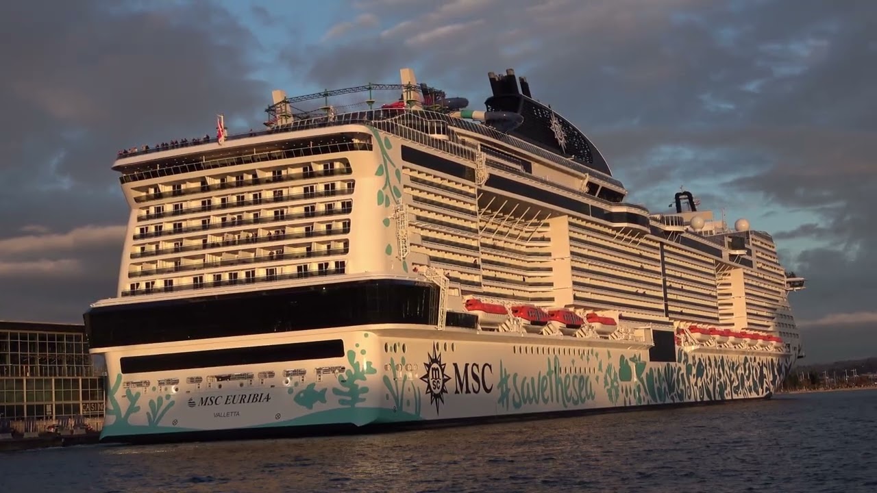 MSC EURIBIA zarpando del puerto  de A Coruña 02022026