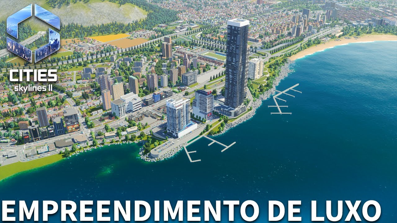 #15 | EMPREENDIMENTO DE LUXO NA ENCOSTA [Cities: Skylines 2]