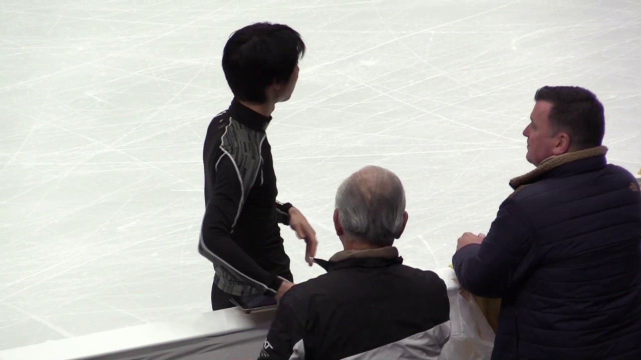 [FANCAM] Rostelecom Cup 2017.10.20 SP Practice (羽生結弦 Yuzuru Hanyu focus)