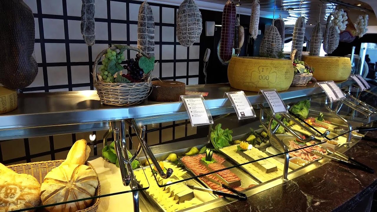 MSC POESIA SHIP TOUR -  BUFFET RESTAURANT L OBELISCO