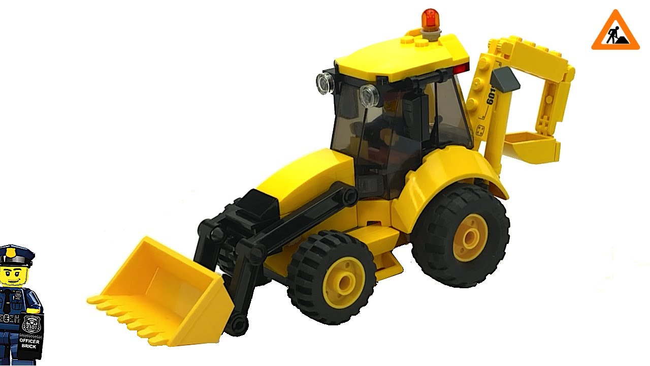 LEGO CITY Backhoe Loader MOC