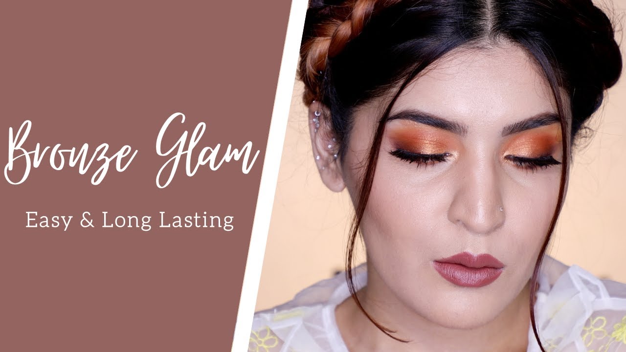 Easy & Long Lasting Bronze Glam Makeup Tutorial | Shreya Jain