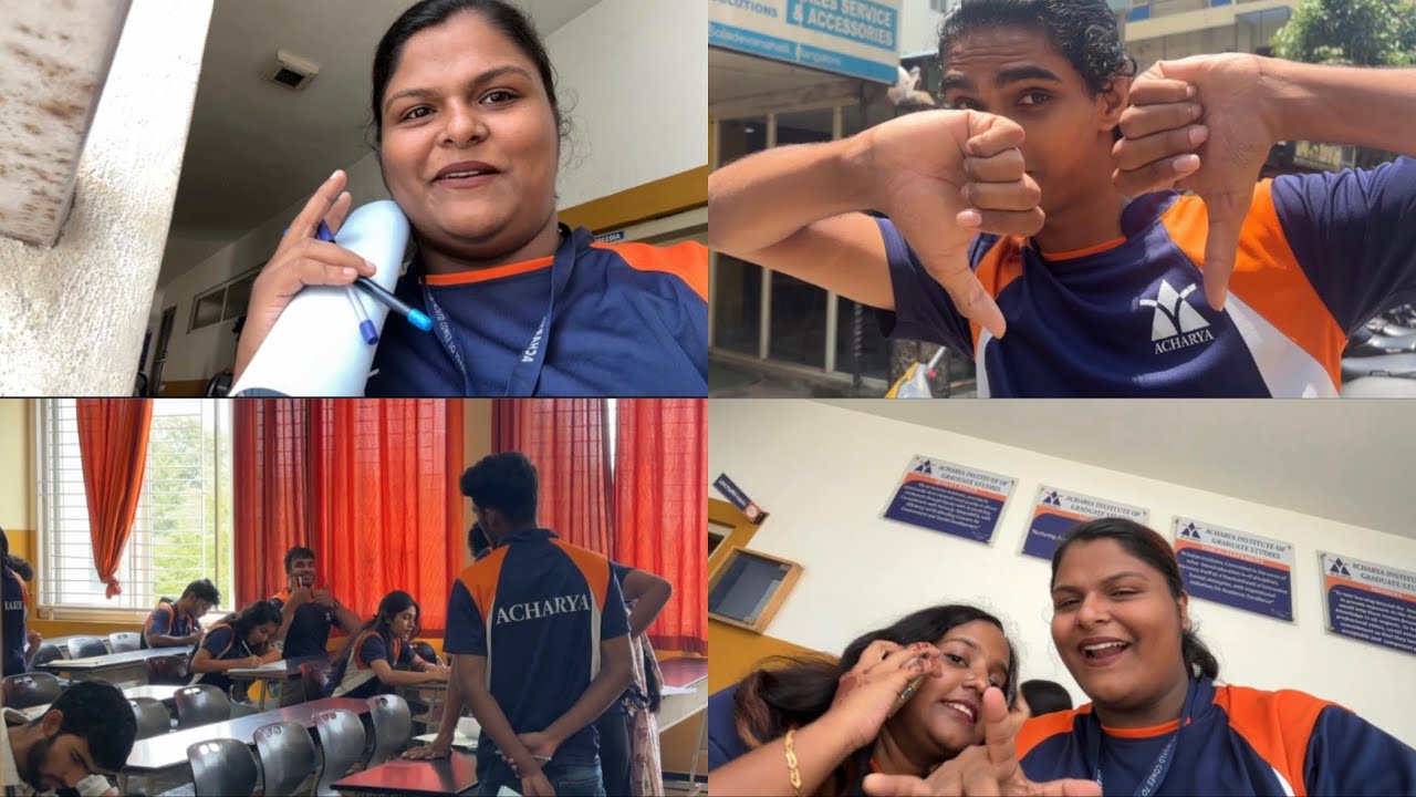 EXAM DAY | ACHARYA | BANGALORE