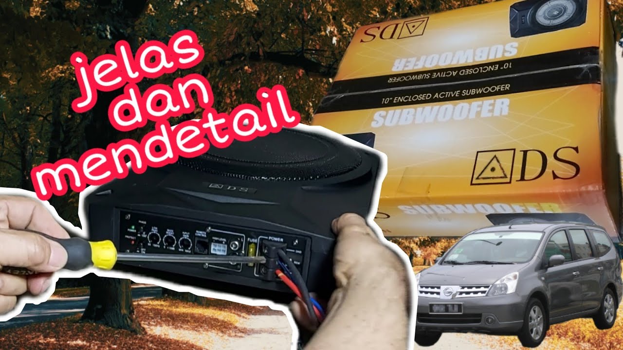 Cara Pasang Sendiri Subwoofer Kolong ADS Ad-1000N di Mobil Grand Livina