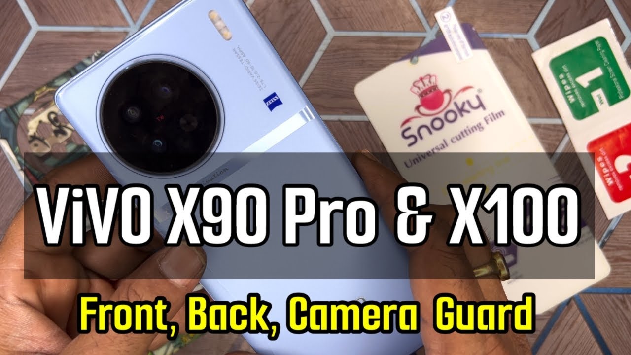 Vivo X90 Screen Guard || Vivo X100 Screen Protector How to Install 🔥