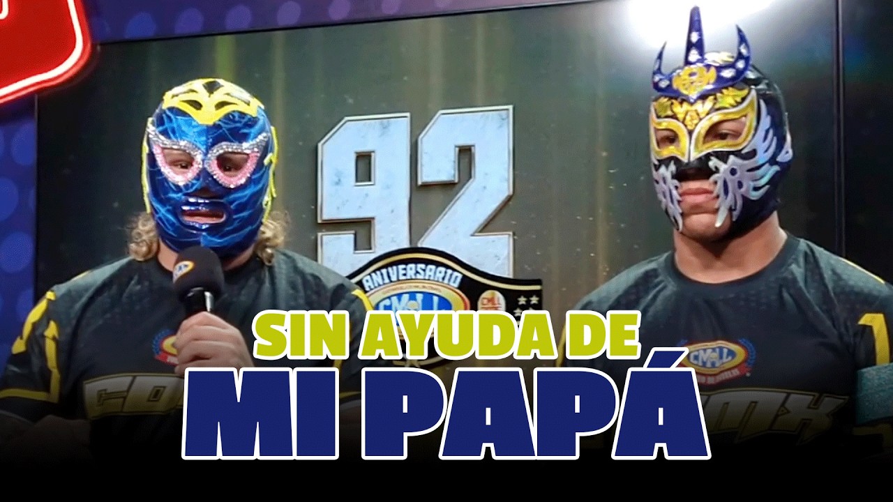 Cerebro Negro Jr descarta tener ayuda de su papá (Torneo de Escuelas CMLL 2026)