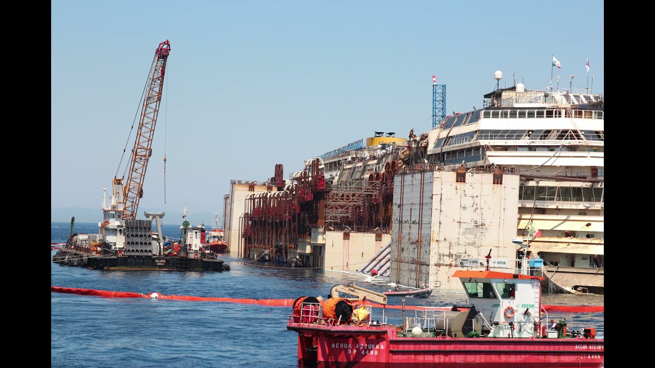 Ungl&uuml;ck Costa Concordia 2014 - Fotoserie -