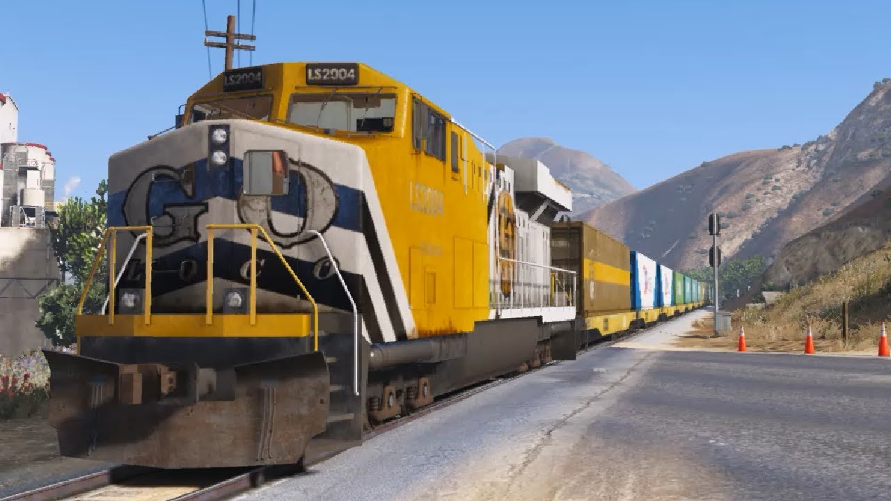 Overhauled Trains Railfanning #9 - Grand Theft Auto V