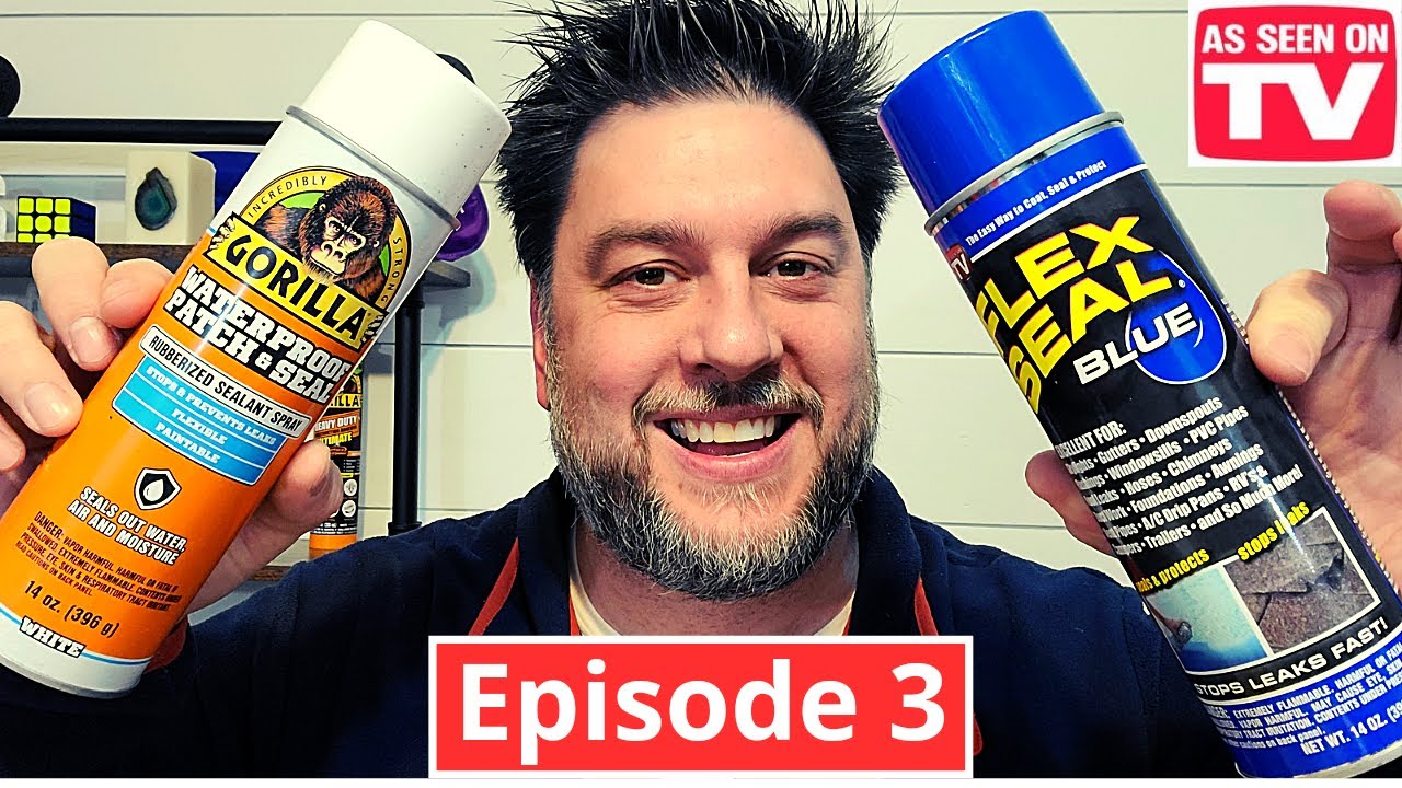 👉 FLEX SEAL Spray vs Gorilla Waterproof Patch and Seal Spray. [280]