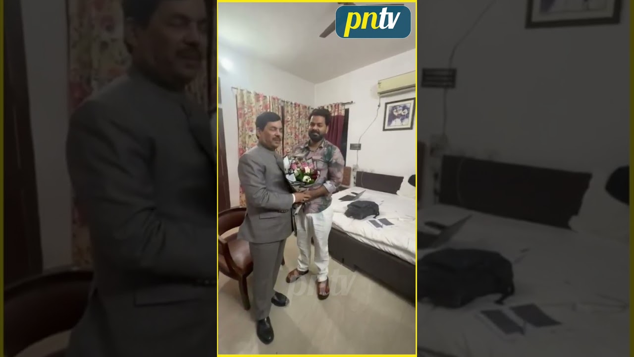 Lucknow में Pawan Singh से मिले Shahnawaz Hussain | Birthday Meet | Bihar Politics Buzz