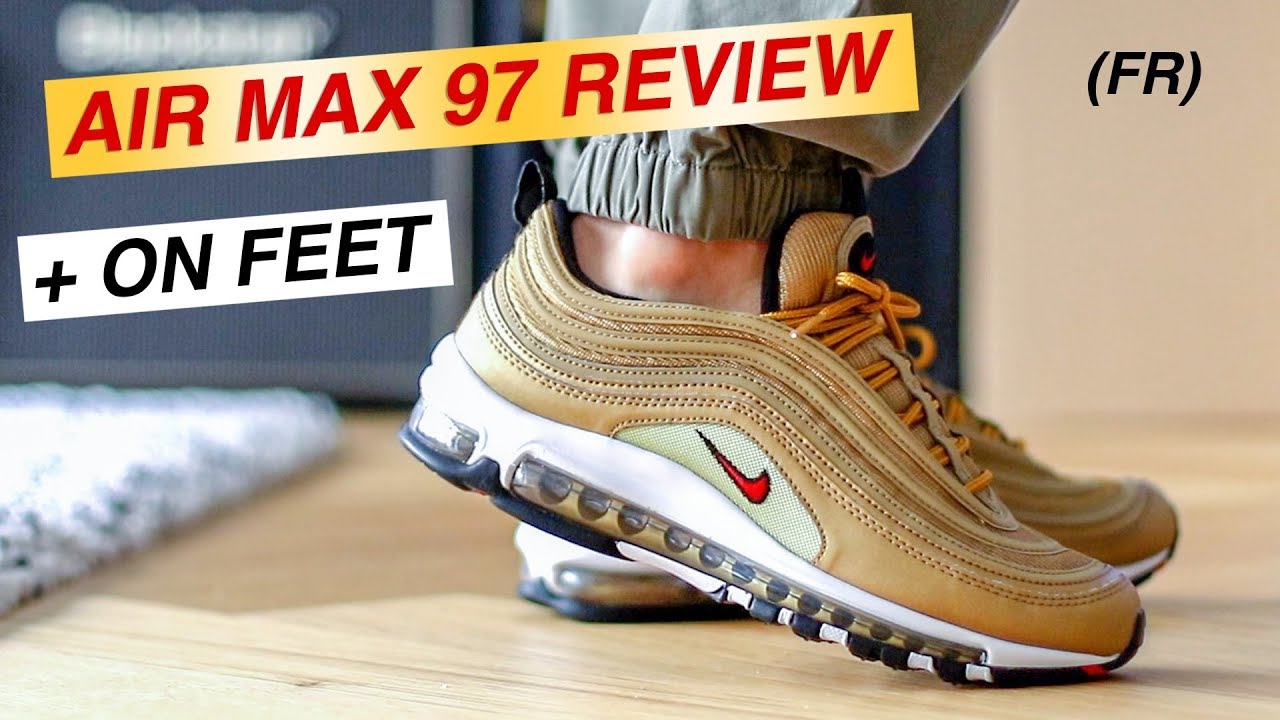 Air Max 97 QS OG metallic gold REVIEW + on feet (fr) Medaille d'or? 👍🏻🥇