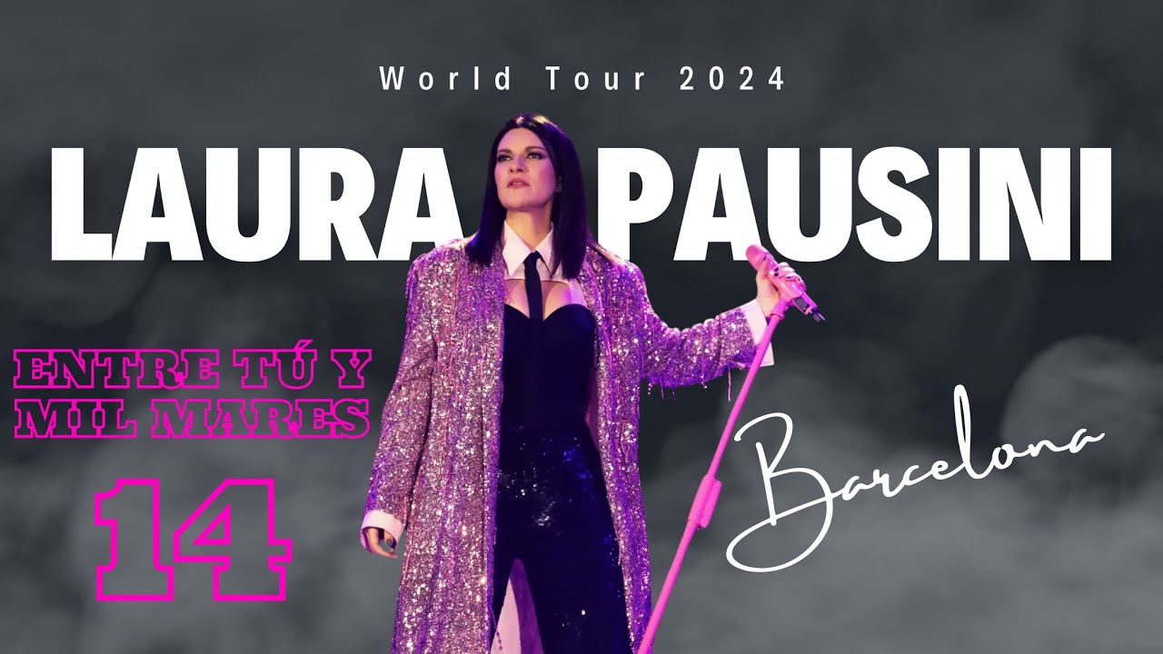 ENTRE TÚ Y MIL MARES 💕Laura Pausini💕ESPECTACULAR!