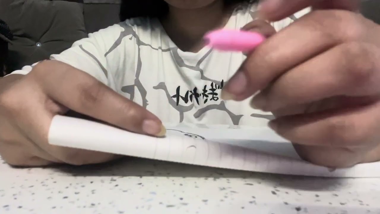 ASMR drawing you for my school project in 3 Minutes