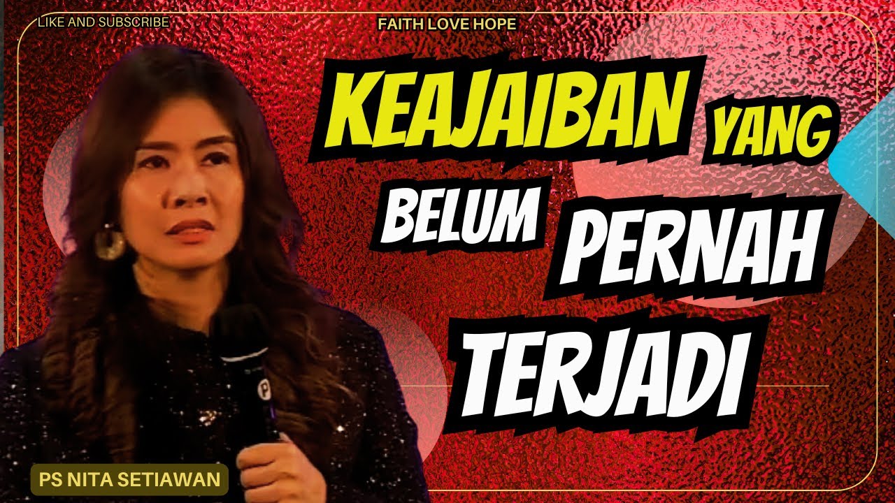 2026: Kunci Utama Mengalami Keajaiban yang Belum Pernah Terlihat | KHOTBAH PS NITA SETIAWAN
