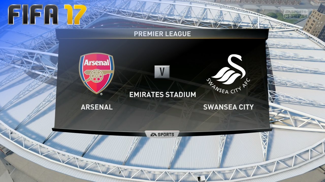 FIFA 17 - Arsenal vs. Swansea City @ Emirates Stadium