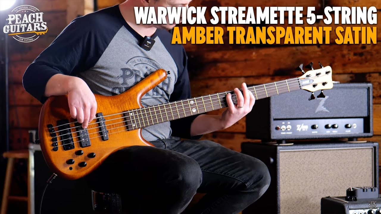 Warwick Pro Series | Streamette - 5-String - Special Amber Transparent Satin