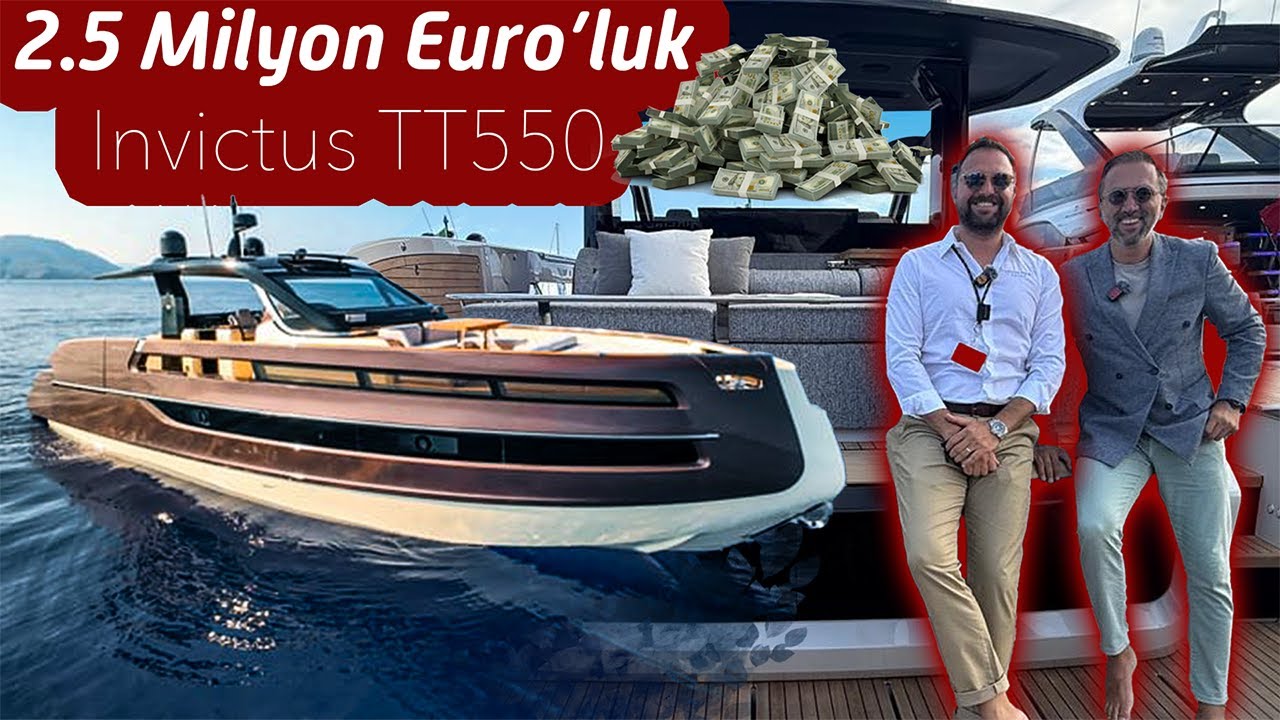 Invictus TT550- 2.5 milyon Euro’luk terzi işi motoryat #invictustt540