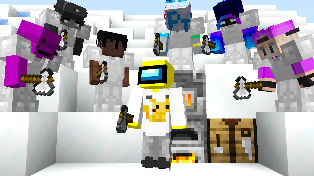 Minecraft Speedrunner VS 6 Hunters