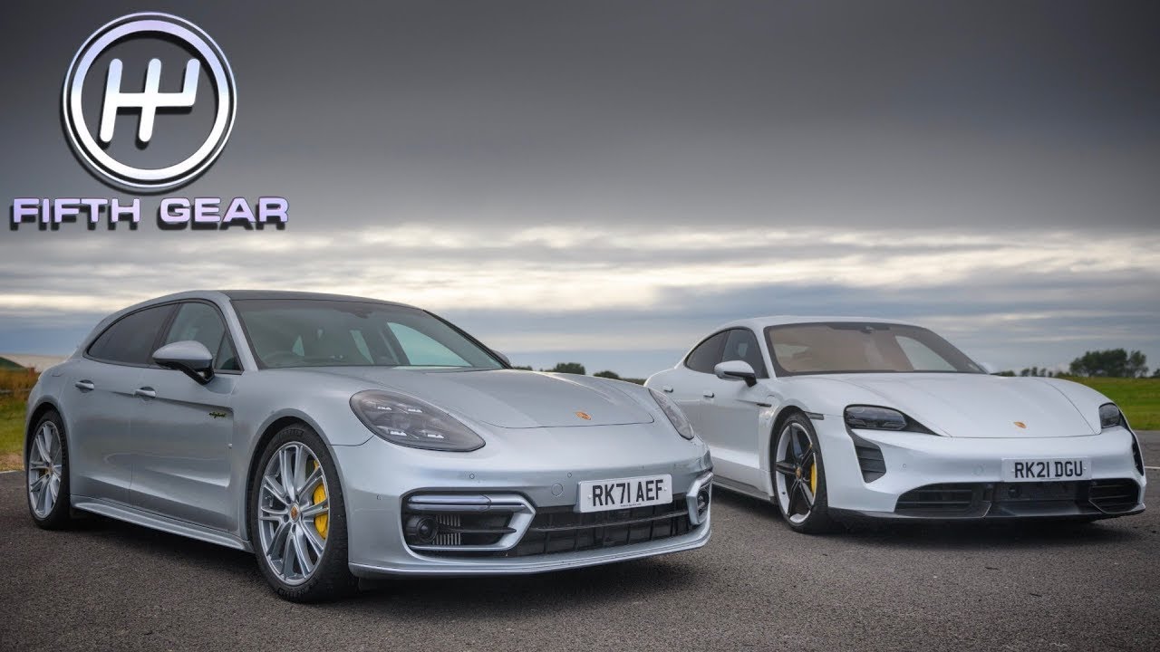 Porsche Panamera vs Taycan - Test 1 Road Manners | Fifth Gear