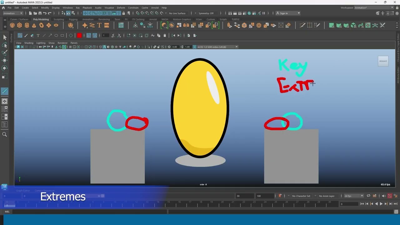 Tutorial Animación en Autodesk Maya: KeyPoses  | CISELATAM