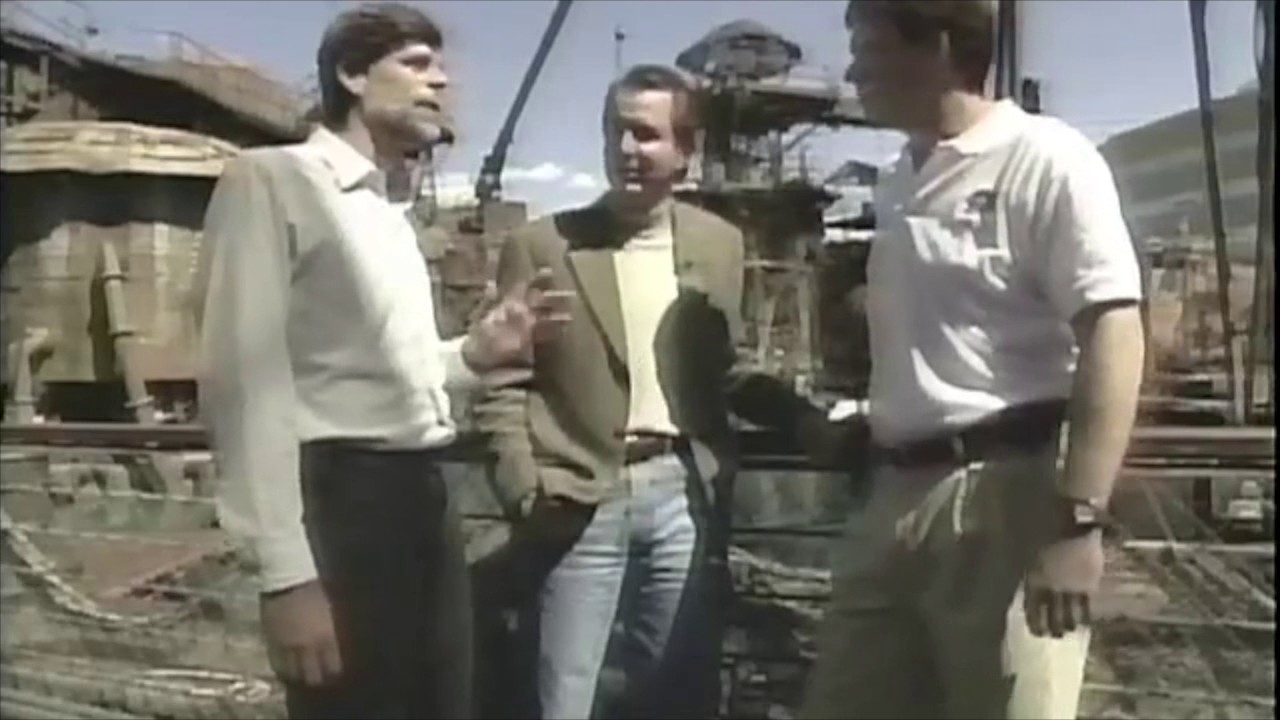 Behind The Scenes of WaterWorld Stunt Show Universal Studios Hollywood (October 1997)