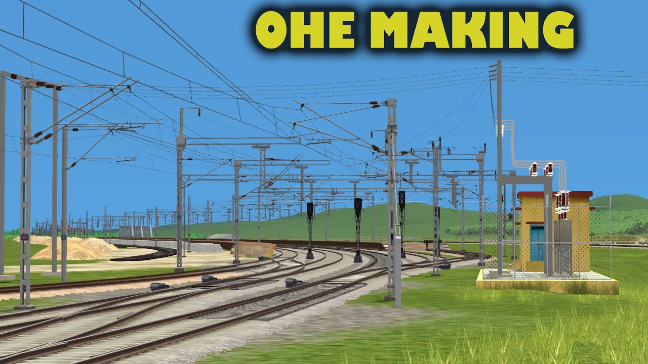 LIVE OHE MAKING | New Route ECR v1 | Railworks | TS 2023