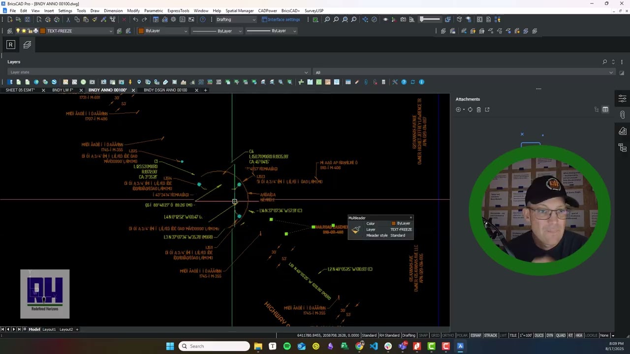 Amputating And Reassembling A Land Subdivision Map In CAD - Part 2