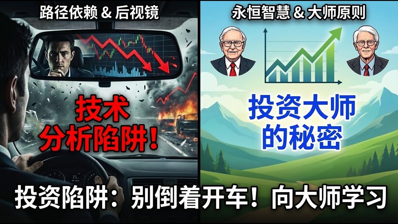 为什么我看懂了K线，却依然赚不到大钱？如何避免投资最大的陷阱：在后视镜里找未来；迷信技术分析，宏观新闻，就是你拿不住大牛标的的根本原因#比特币#crypto #trading  #web3 #投资