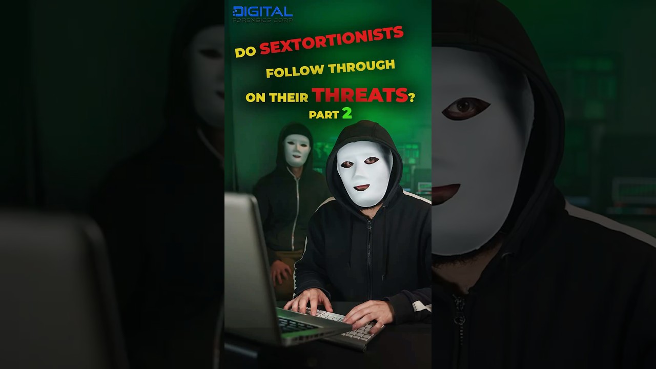 Do Sextortionists Follow Through On Their Threats? Part 2 #shorts #sextortion #onlinethreats