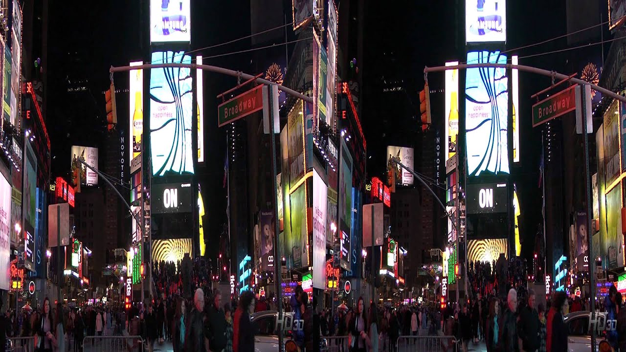 New York City - Times Square (3D Side by Side)