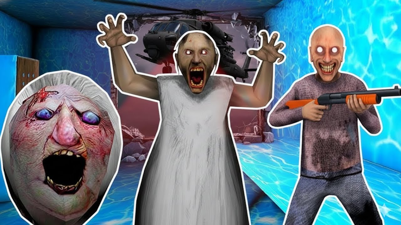 Granny 1 khele #shortsfeed #shortslive #chainedtogethergame #shorts #live #wormateio #skypatgamerz