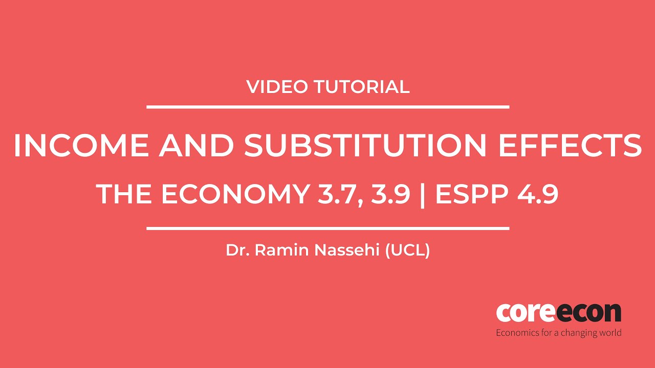 Video tutorial: Income and substitution effects