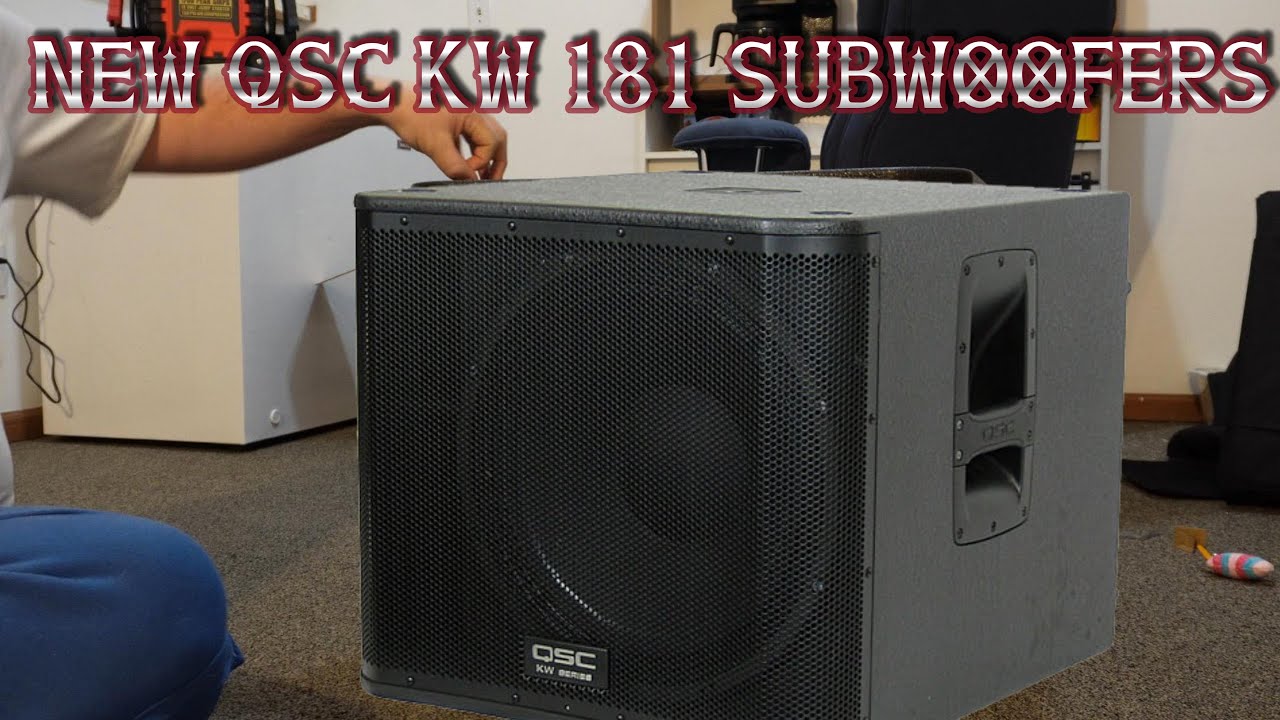 NEW QSC KW 181 Subwoofers